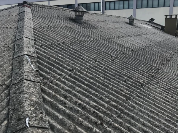 Cobertura em amianto